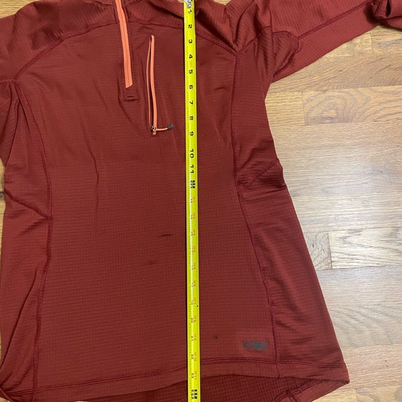 Red Quarter-Zip Pullover - Picture 5 of 8